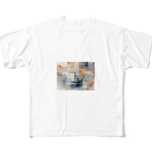 淡すぎる風景 All-Over Print T-Shirt