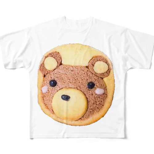 ひよこ豆の手作りクマちゃんクッキー フルグラフィックTシャツ