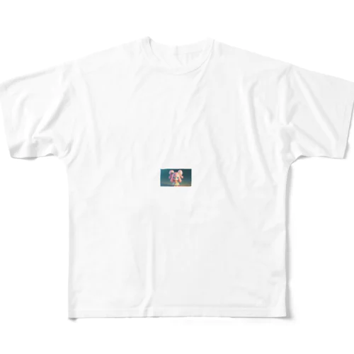 魔法不機嫌少女 All-Over Print T-Shirt