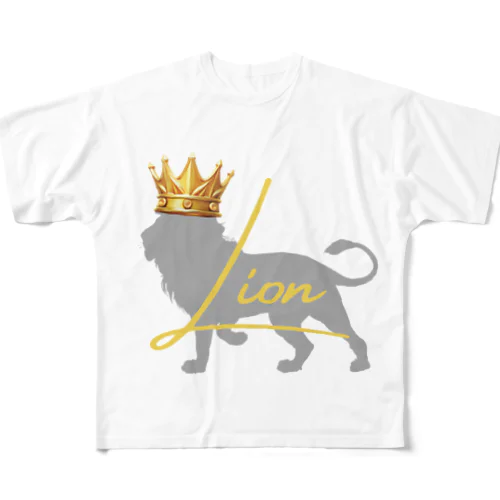 Lion All-Over Print T-Shirt