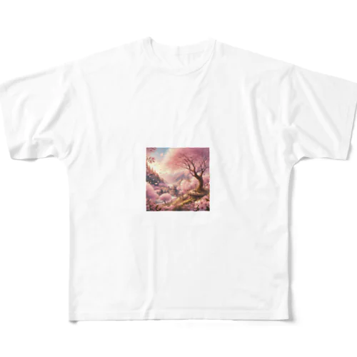 春爛漫 All-Over Print T-Shirt