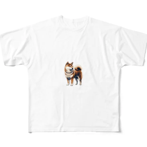 よくいる犬 フルグラフィックTシャツ