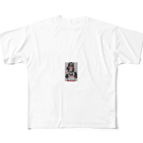 hip-hop レディース フルグラフィックTシャツ