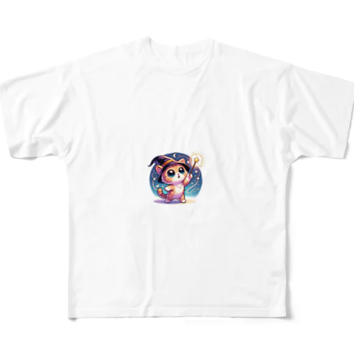 子猫の魔法使い All-Over Print T-Shirt