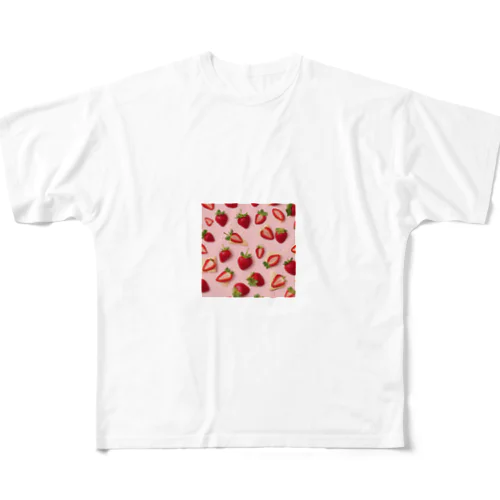 ベリーストロベリー All-Over Print T-Shirt