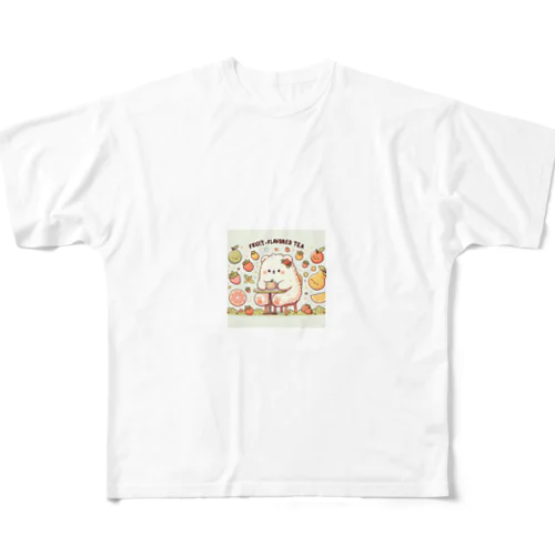 fruitteabare フルグラフィックTシャツ