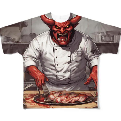 devil's cookingグッズ2 フルグラフィックTシャツ