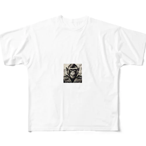 ワイルドゴリラ All-Over Print T-Shirt