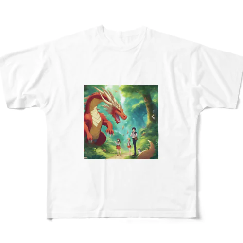 Doragon５ フルグラフィックTシャツ