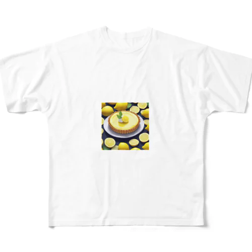 レモンのケーキ フルグラフィックTシャツ