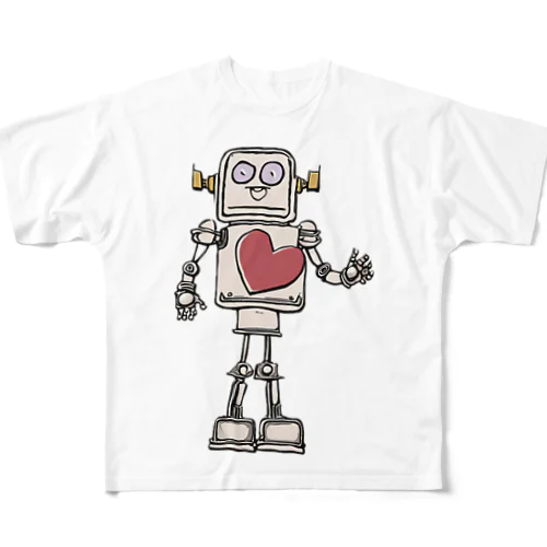 ロボット74 All-Over Print T-Shirt