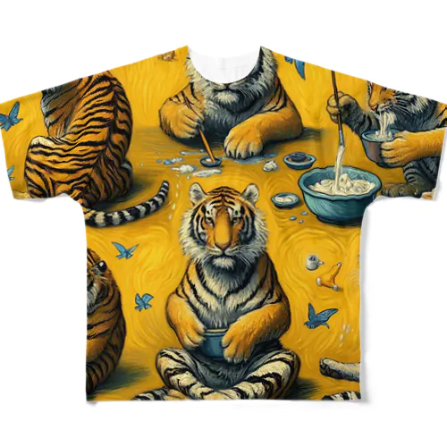 虎の詰め合わせ All-Over Print T-Shirt
