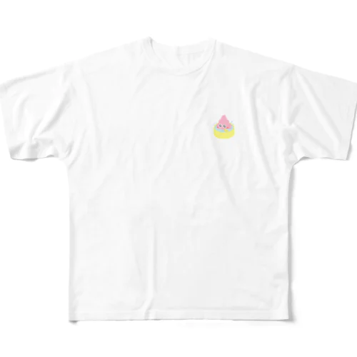 水浴びうんこちゃん！ All-Over Print T-Shirt