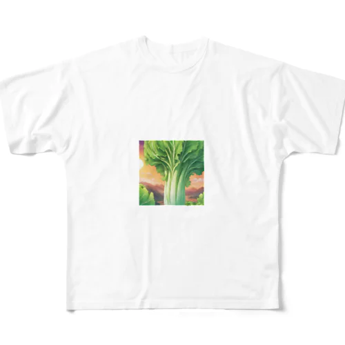 Hakusai フルグラフィックTシャツ