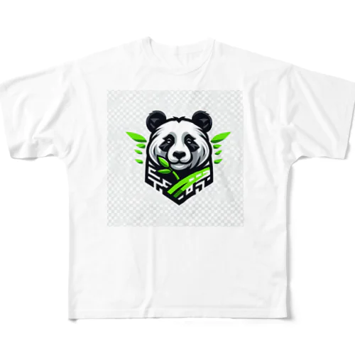 cool panda フルグラフィックTシャツ