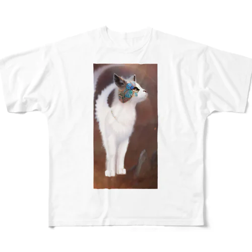 魔法猫 フルグラフィックTシャツ