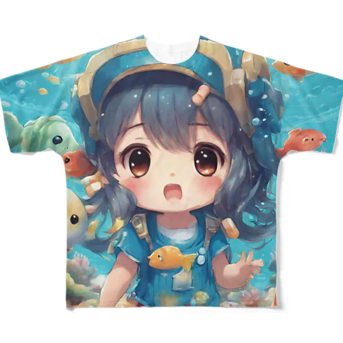 ゴンズイちゃん All-Over Print T-Shirt