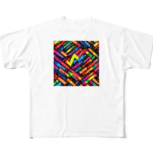 レインボーフラッグ All-Over Print T-Shirt