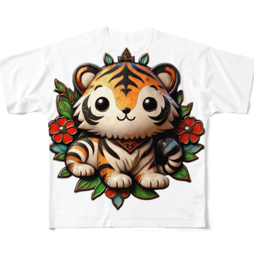 TIGA フルグラフィックTシャツ