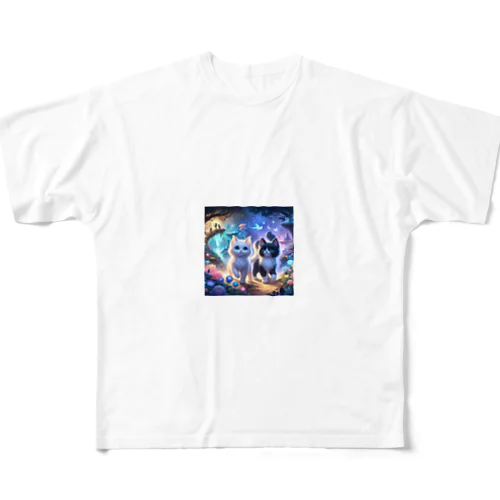 夢幻の森の小さな冒険者たち All-Over Print T-Shirt