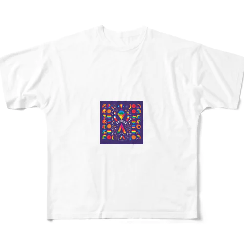 レインボーフラッグ All-Over Print T-Shirt