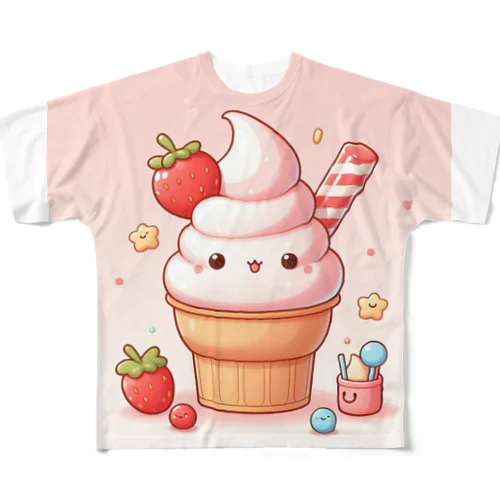 ソフちゃん フルグラフィックTシャツ