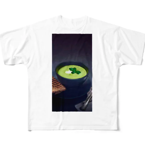 野菜スムージー フルグラフィックTシャツ