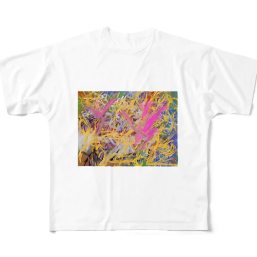 abstract All-Over Print T-Shirt