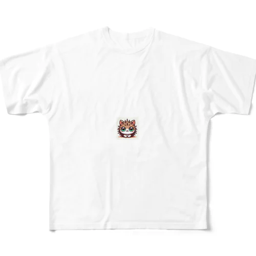 トゲトゲねっこ All-Over Print T-Shirt