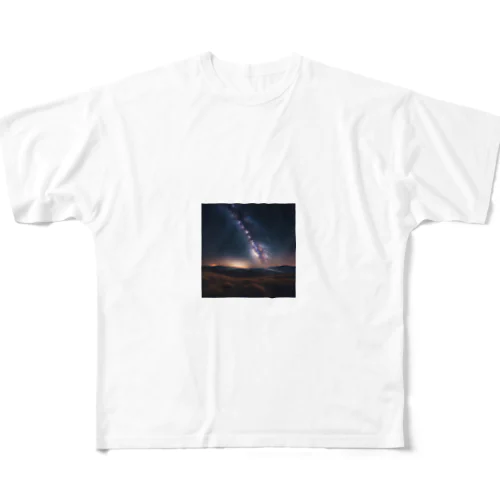 無限の宇宙 All-Over Print T-Shirt