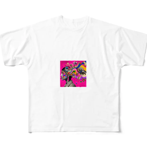 思考爆裂 All-Over Print T-Shirt