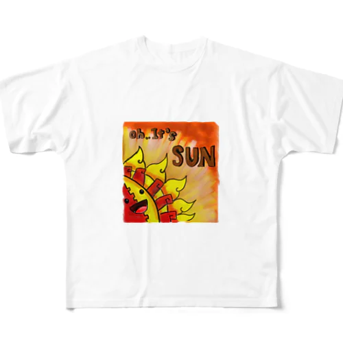 ザッサン(太陽くん) All-Over Print T-Shirt