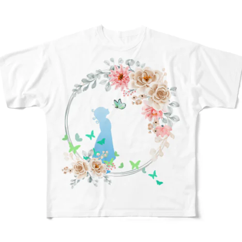 夢の国の少女 All-Over Print T-Shirt
