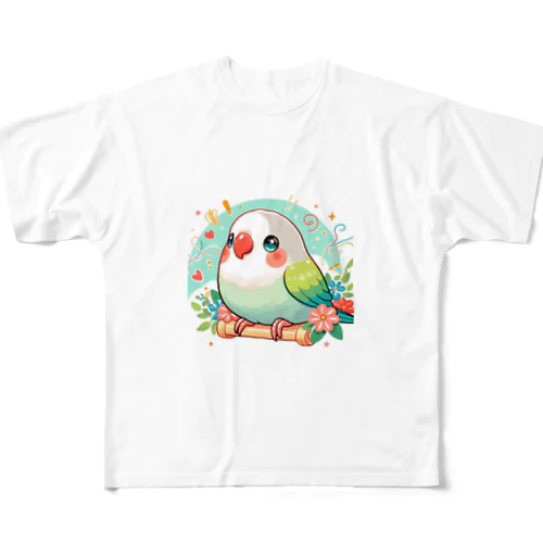 オカメインコちゃん All-Over Print T-Shirt