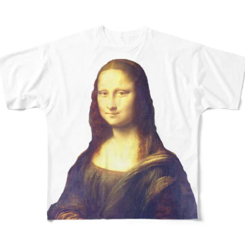 モナ・リザ　微笑み　MONARIZA All-Over Print T-Shirt