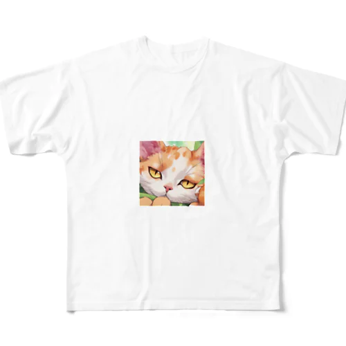 にゃ～んだよ？ フルグラフィックTシャツ