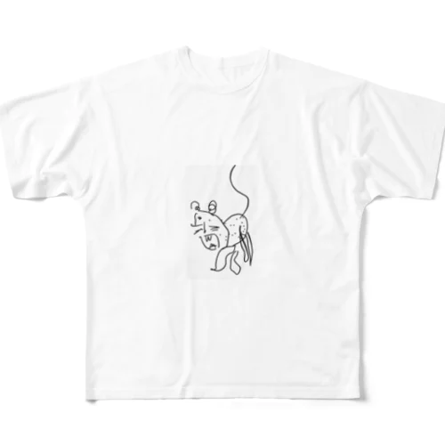 pan3 ver.チーター フルグラフィックTシャツ