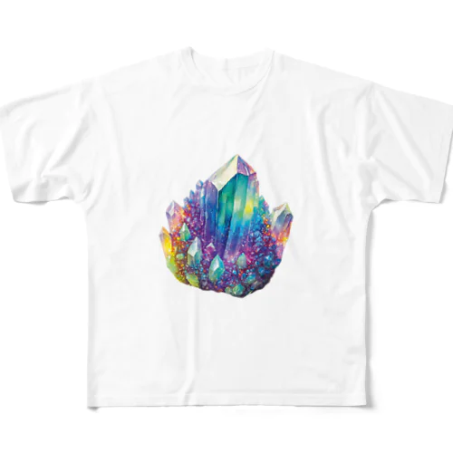 空想鉱物Ⅰ〈切り抜き〉 All-Over Print T-Shirt