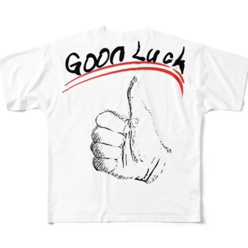 good luckシャツ フルグラフィックTシャツ