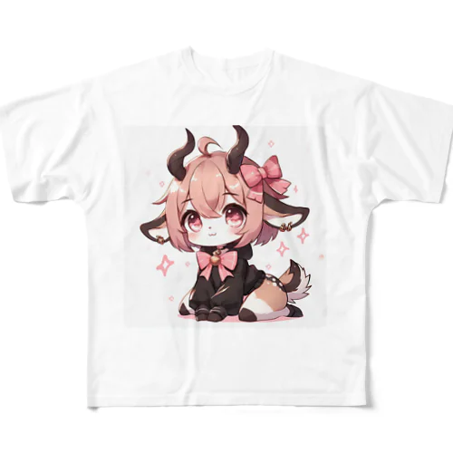 カモカモシー フルグラフィックTシャツ