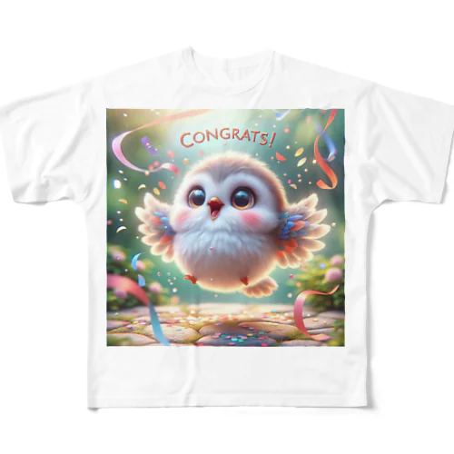 Cngrats　Bird フルグラフィックTシャツ