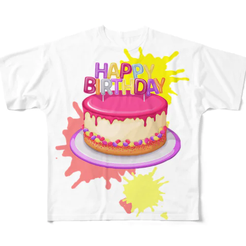 HAPPY BIRTHDAY All-Over Print T-Shirt