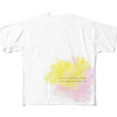 KUMO☁️×名言　Spring ver. All-Over Print T-Shirt