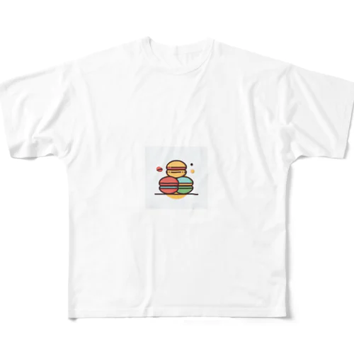 マカロン　カラフル All-Over Print T-Shirt