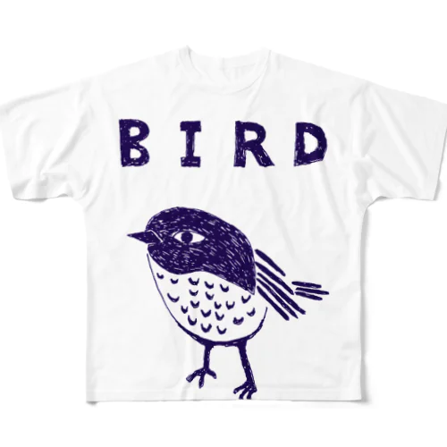 トリマニア専用デザイン「BIRD」（Tシャツ・パーカー・グッズ・ETC） フルグラフィックTシャツ