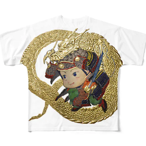 龍武者ーdragon warriorー フルグラフィックTシャツ