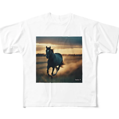 FAST HORSE All-Over Print T-Shirt