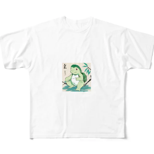 河童！？ フルグラフィックTシャツ