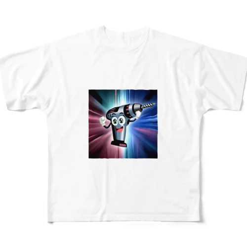 Drilly All-Over Print T-Shirt