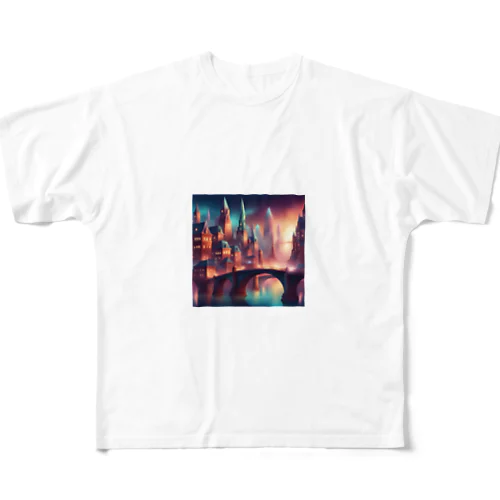 都会の風景 All-Over Print T-Shirt